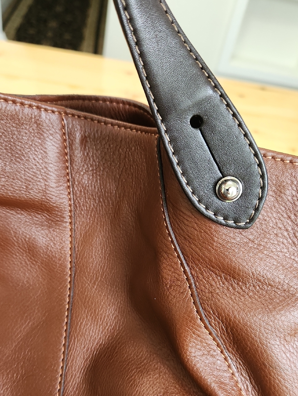Gianni Conti Soft Italian Leather Crossbody Bag Hobo Satchel - Picture 15 of 17